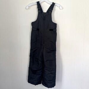 Swiss Tech Kids Black Snow Ski Bib Overalls ~ Size XS